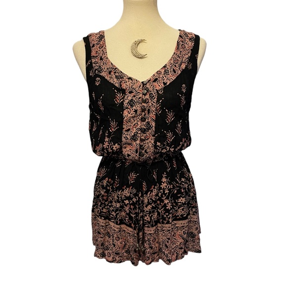 URBAN OUTFITTERS
ECOTE MAGDALENA FLORAL PRINTED ROMPER DRESS XS - Picture 6 of 14